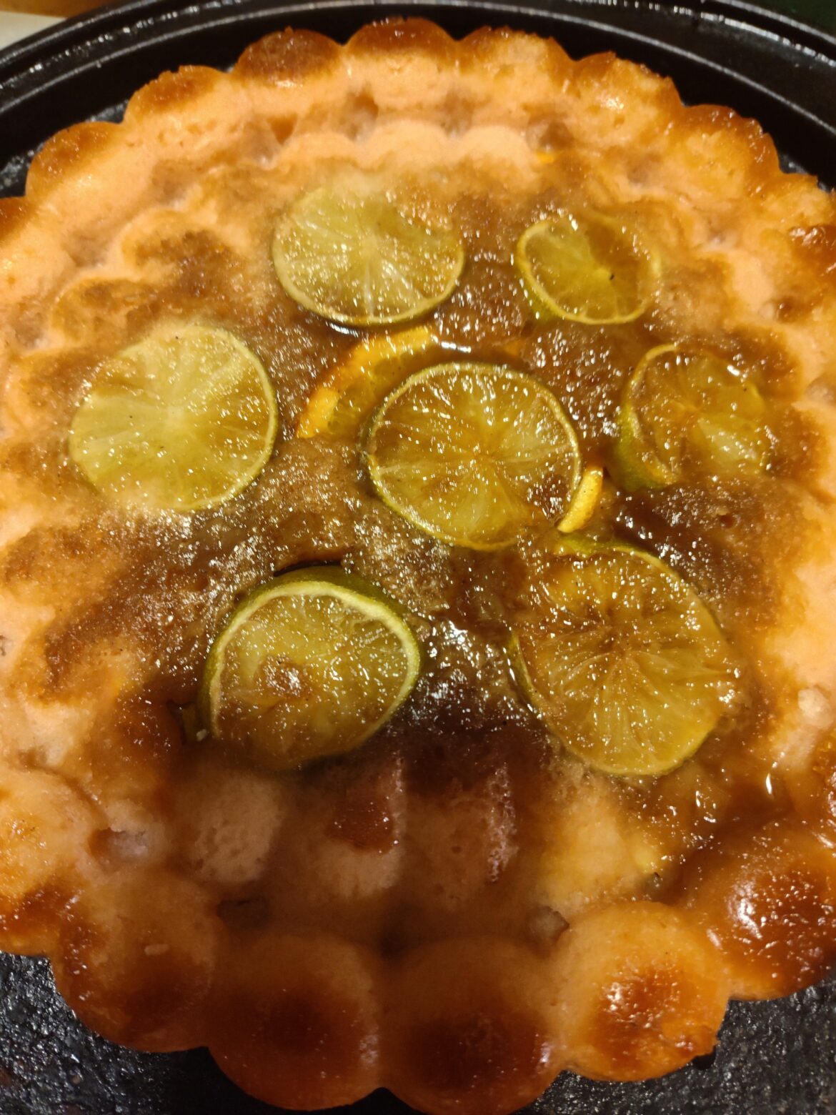 Aperol infused citrus upside down cake
