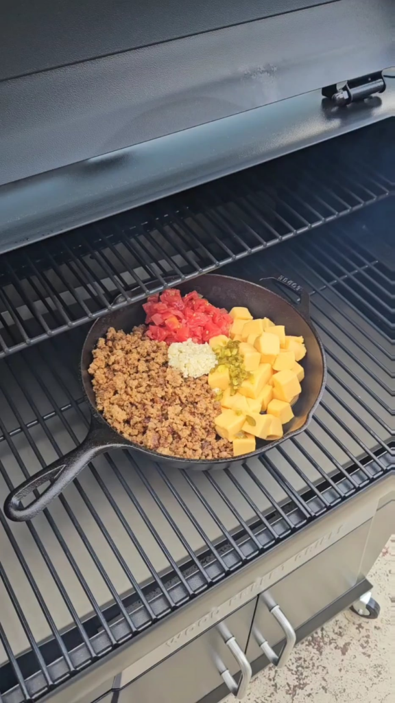 Easy smoked queso for the win! Easy smoked queso for the win!