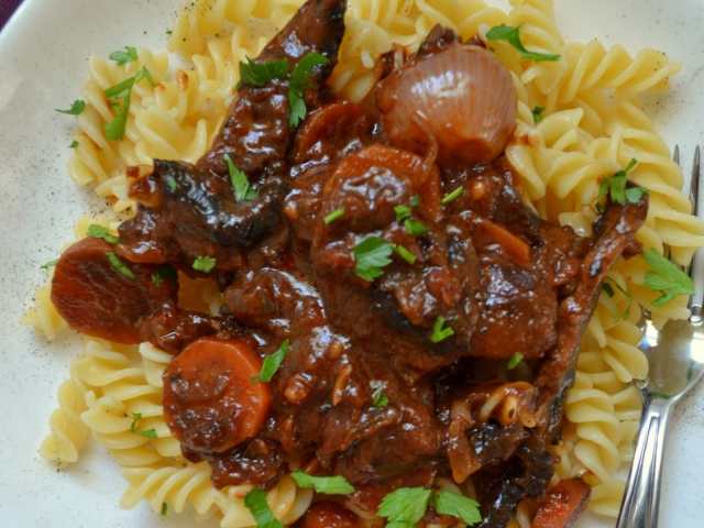 Mushroom Bourguignon 
