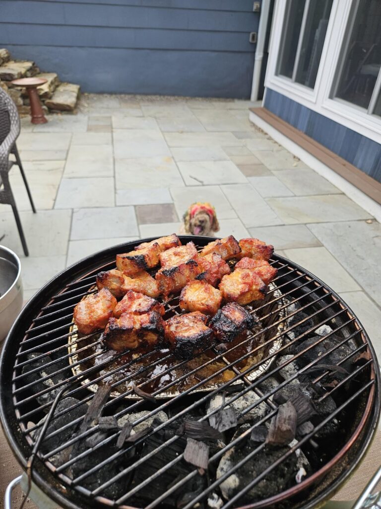 First time smoking on my Smoky Joe! First time smoking on my Smoky Joe!