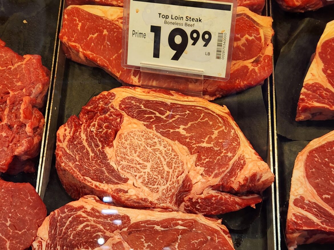 I wasn't planning on buying a steak. Then I did.