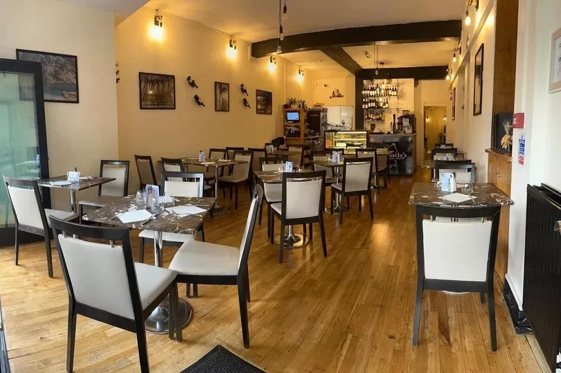 The interior is light and airy