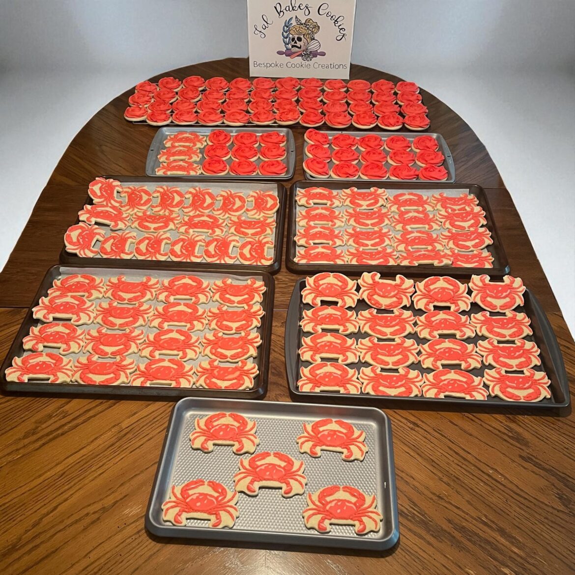 Somehow 12 dozen looks like a lot less than it feels .. 😅😮‍💨 on their way to Tinseltown!