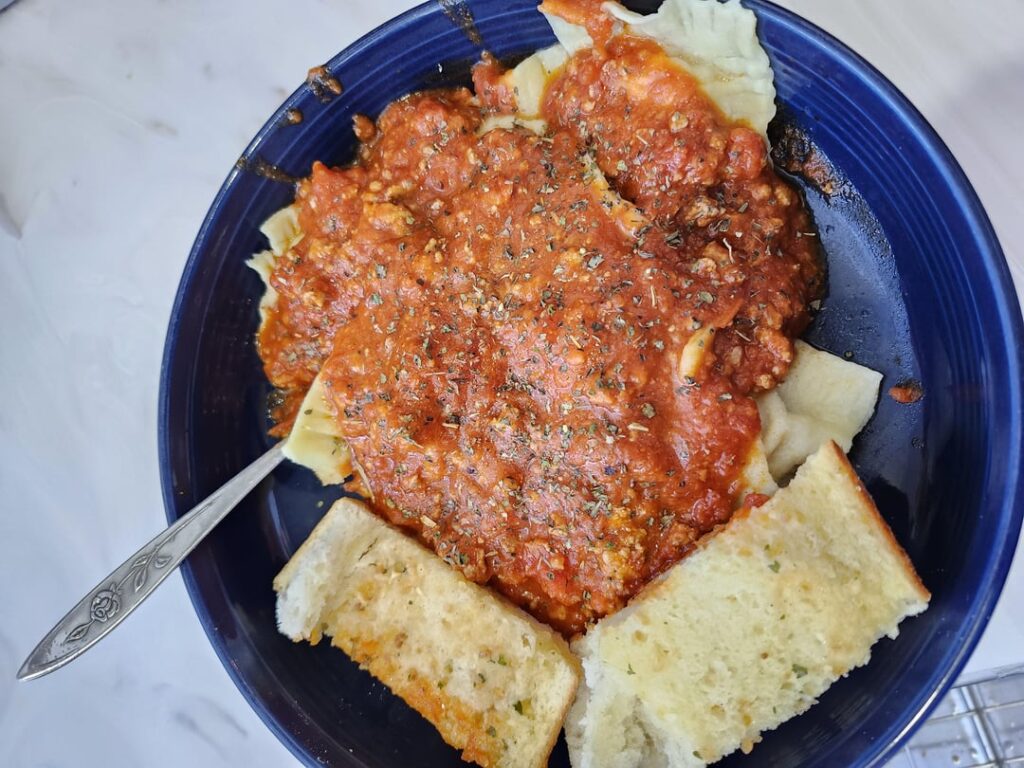 First time making beef&cheese ravioli