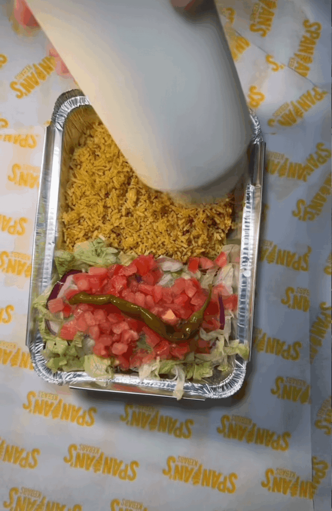 Lamb Spicy Plate 🔥 @ Spanian’s Kebabs