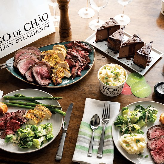 easter dinner delivery fogo de chao