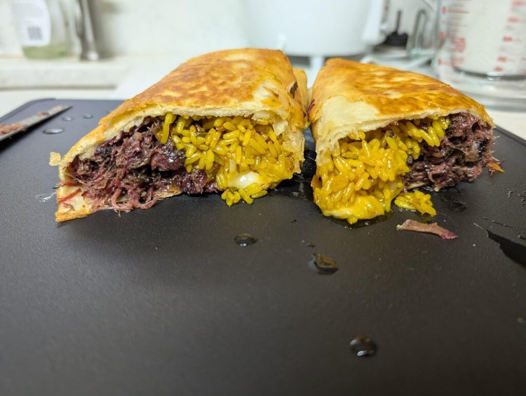 Arizona – Smoked barbacoa chimichanga Arizona - Smoked barbacoa chimichanga