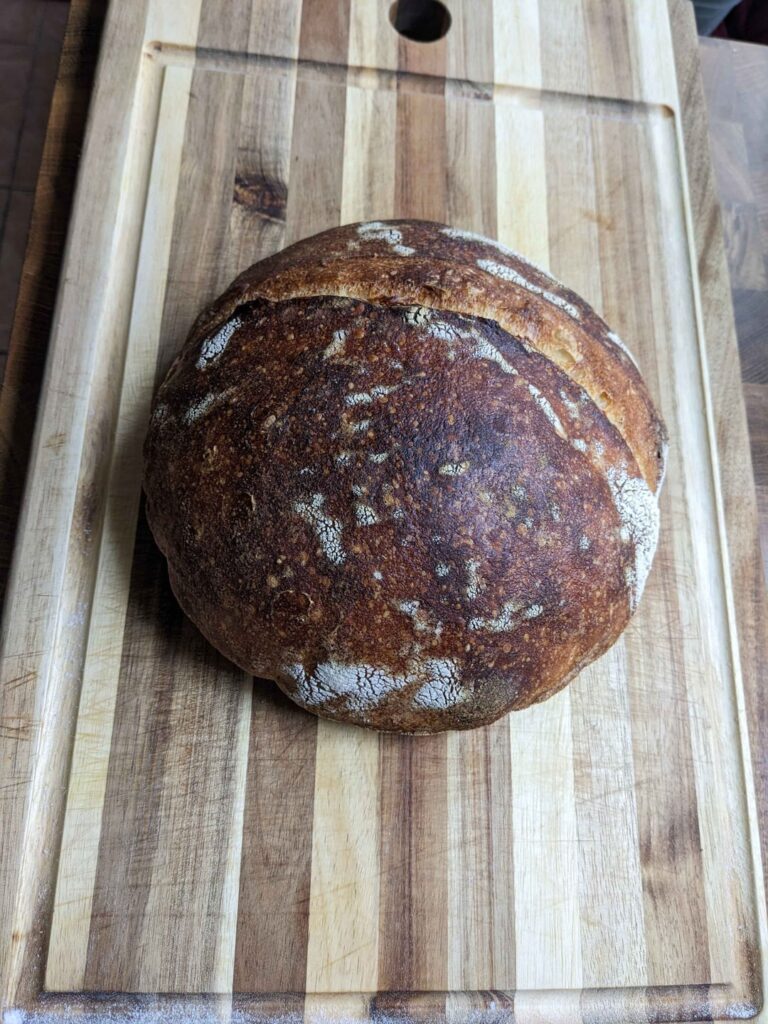 First loaf from my very first starter!