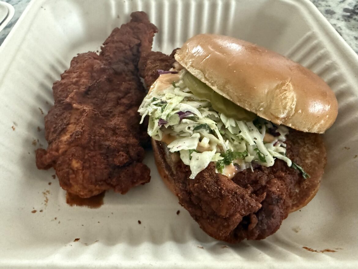 Local hot chicken spot did me proud today, I’m in pain!