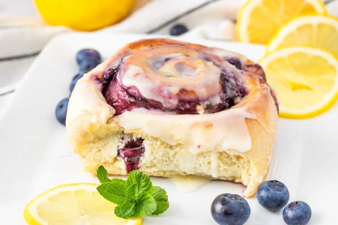 Lemon Blueberry Sweet Rolls