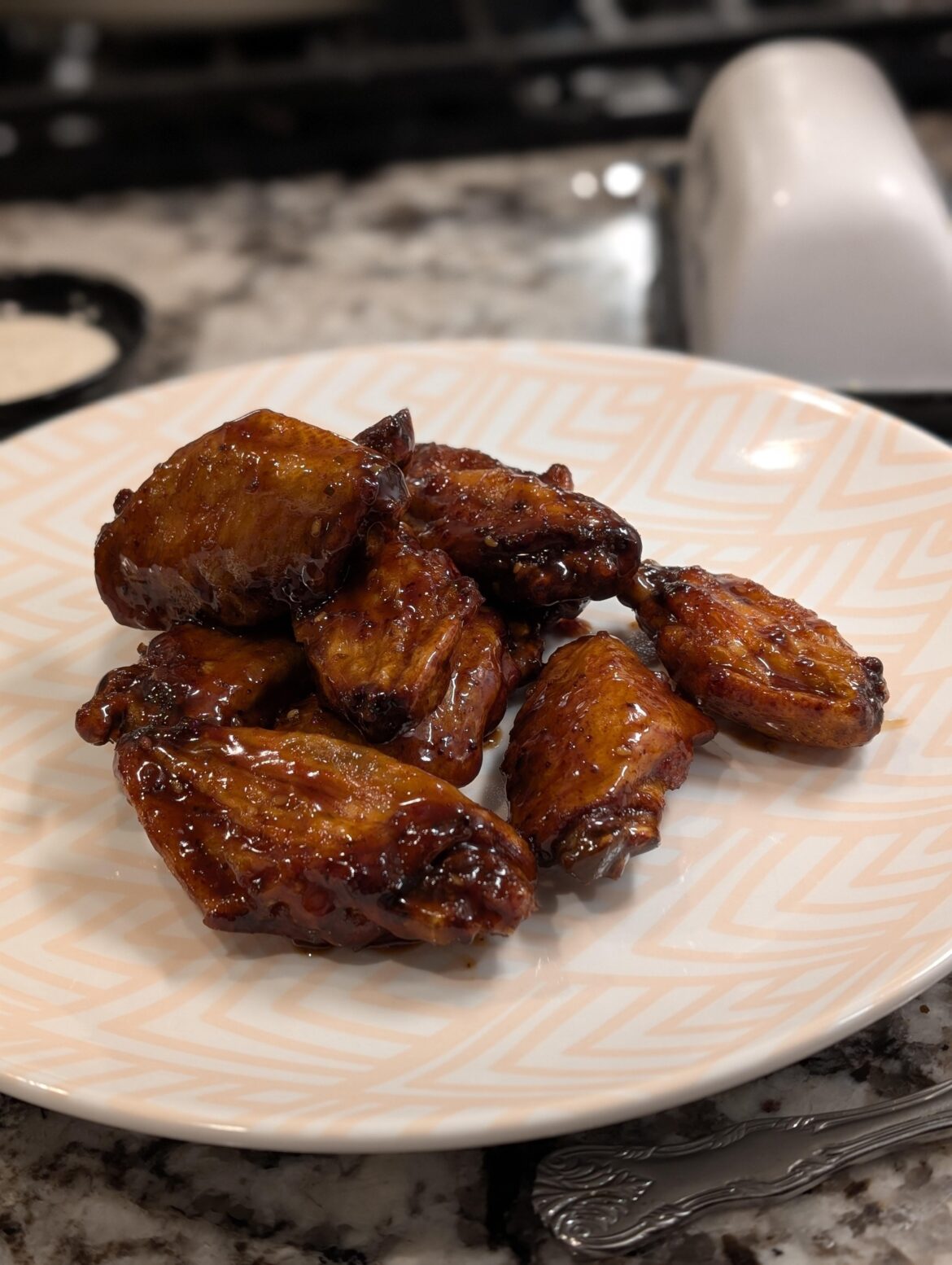 Air Fryer Garlic Ginger Teriyaki: All Flats and Extra Crispy for the Wife