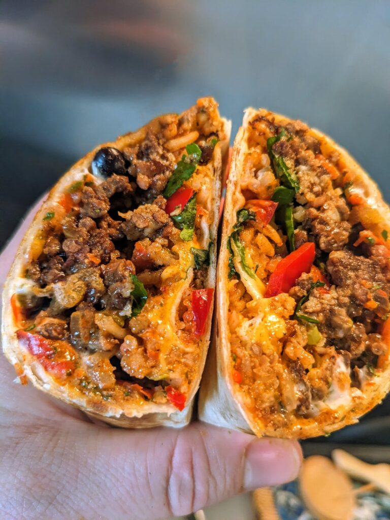 My burrito, yours sincerely, a British guy who's whiter than Edward Cullen