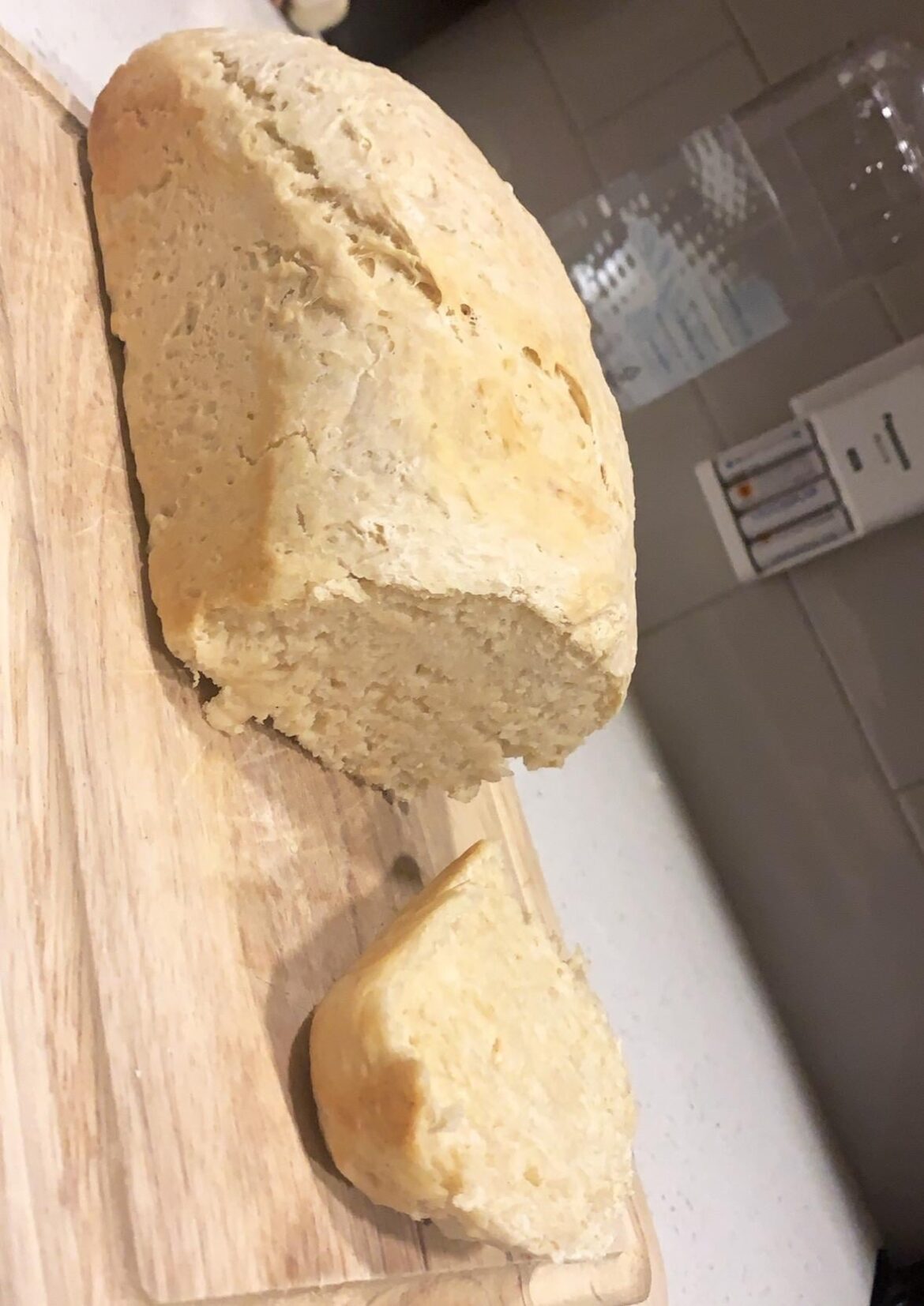 First time trying to make white bread