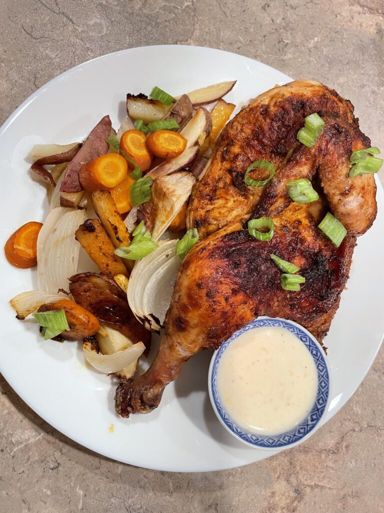 Ancho-Orange Chicken & Veggies