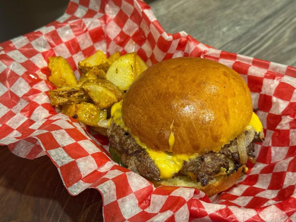 Hands down my best smash burger yet