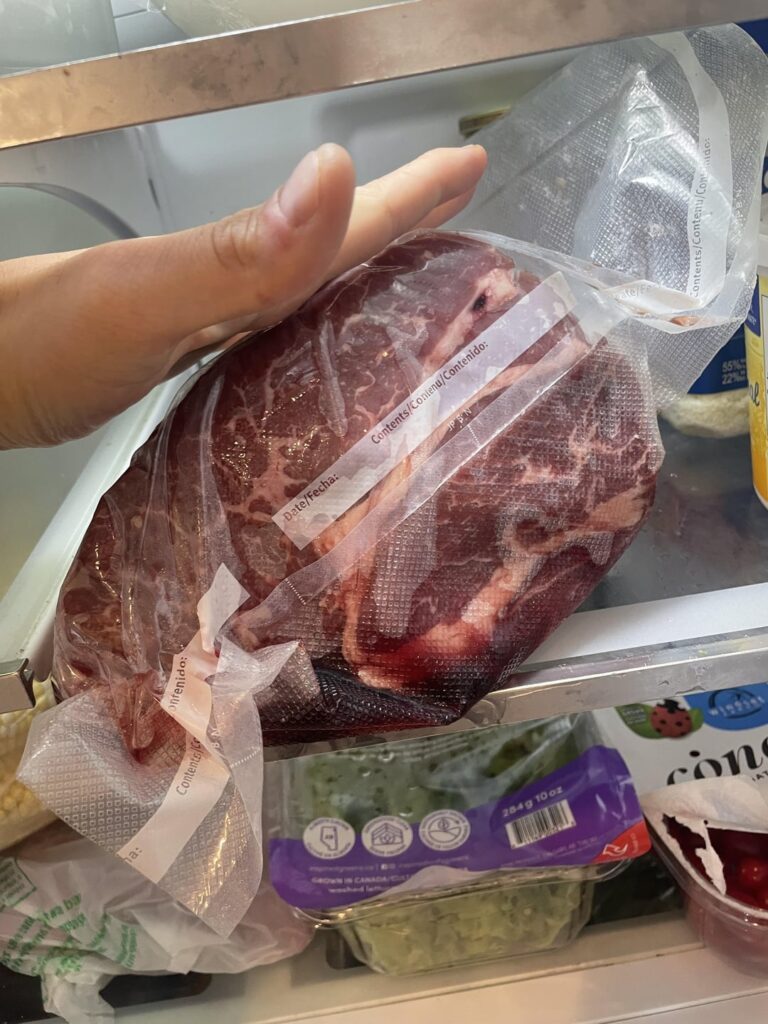 Didn’t label this beef when I froze it. Is this prime rib or chuck roast?