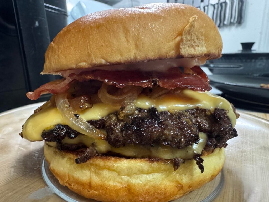 Oklahoma Fried Onion Burger