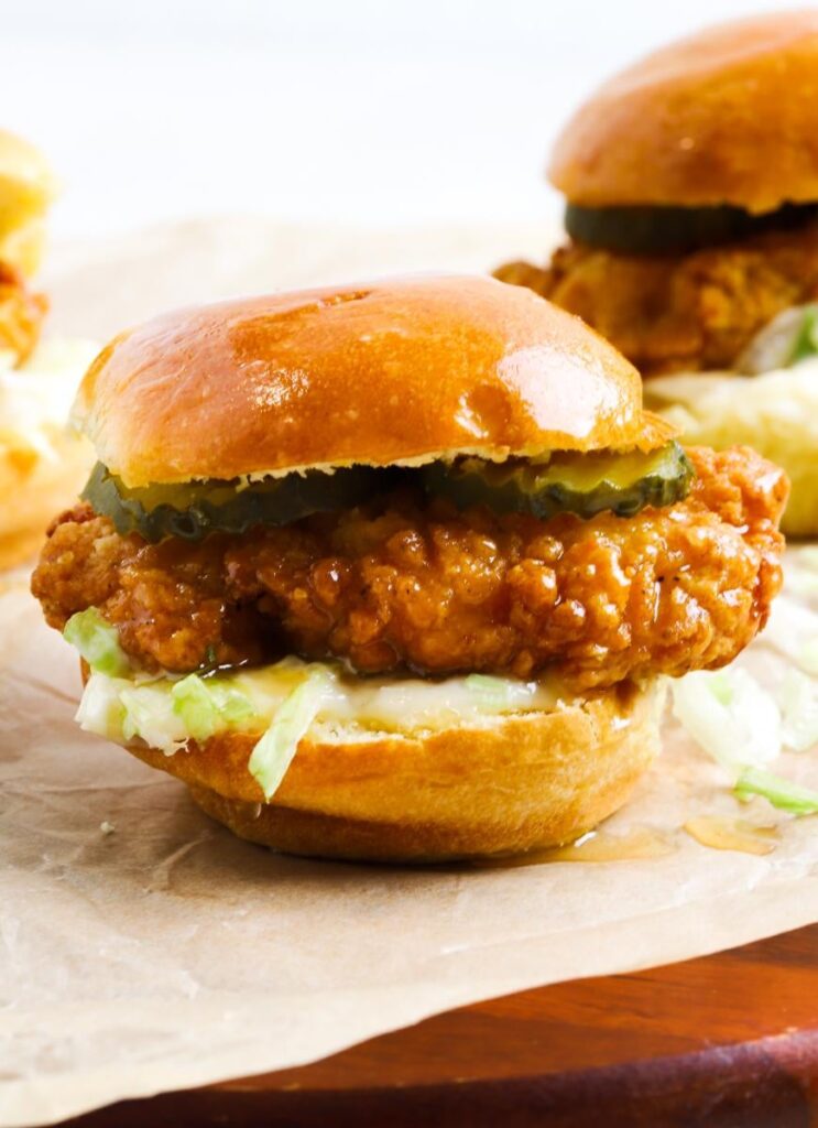 Hot Honey Chicken Sliders