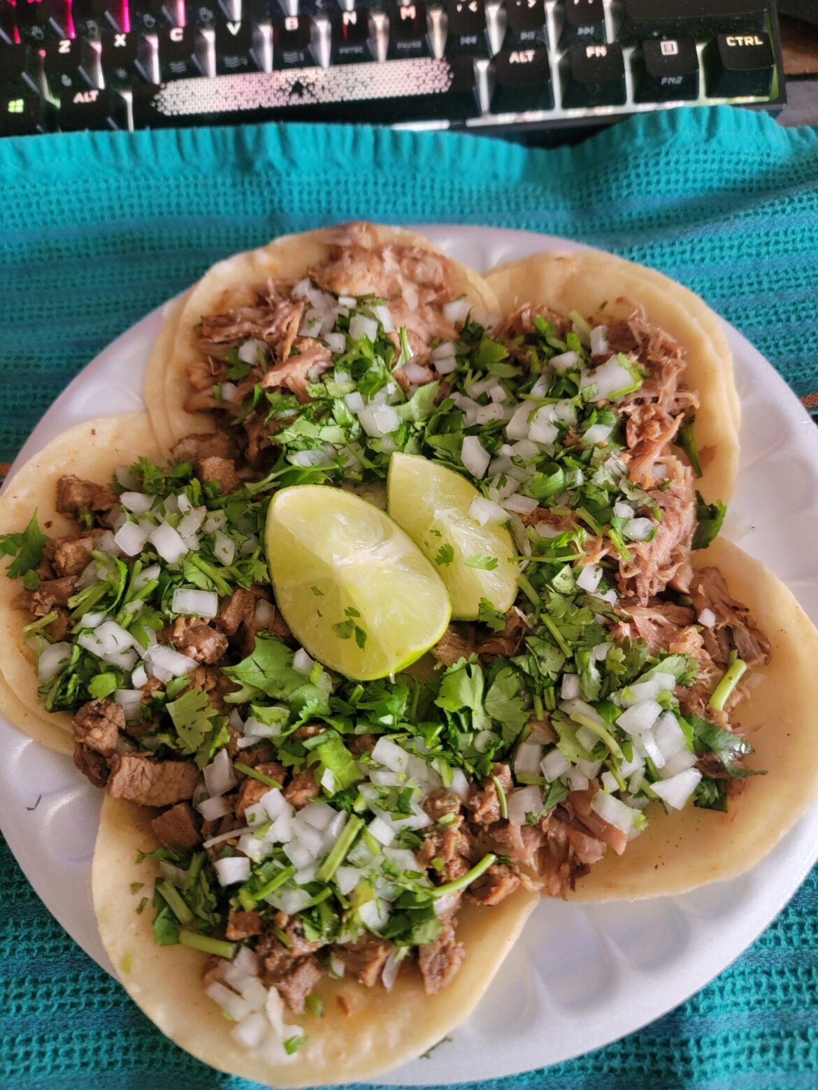 Taco truck tacos hit different