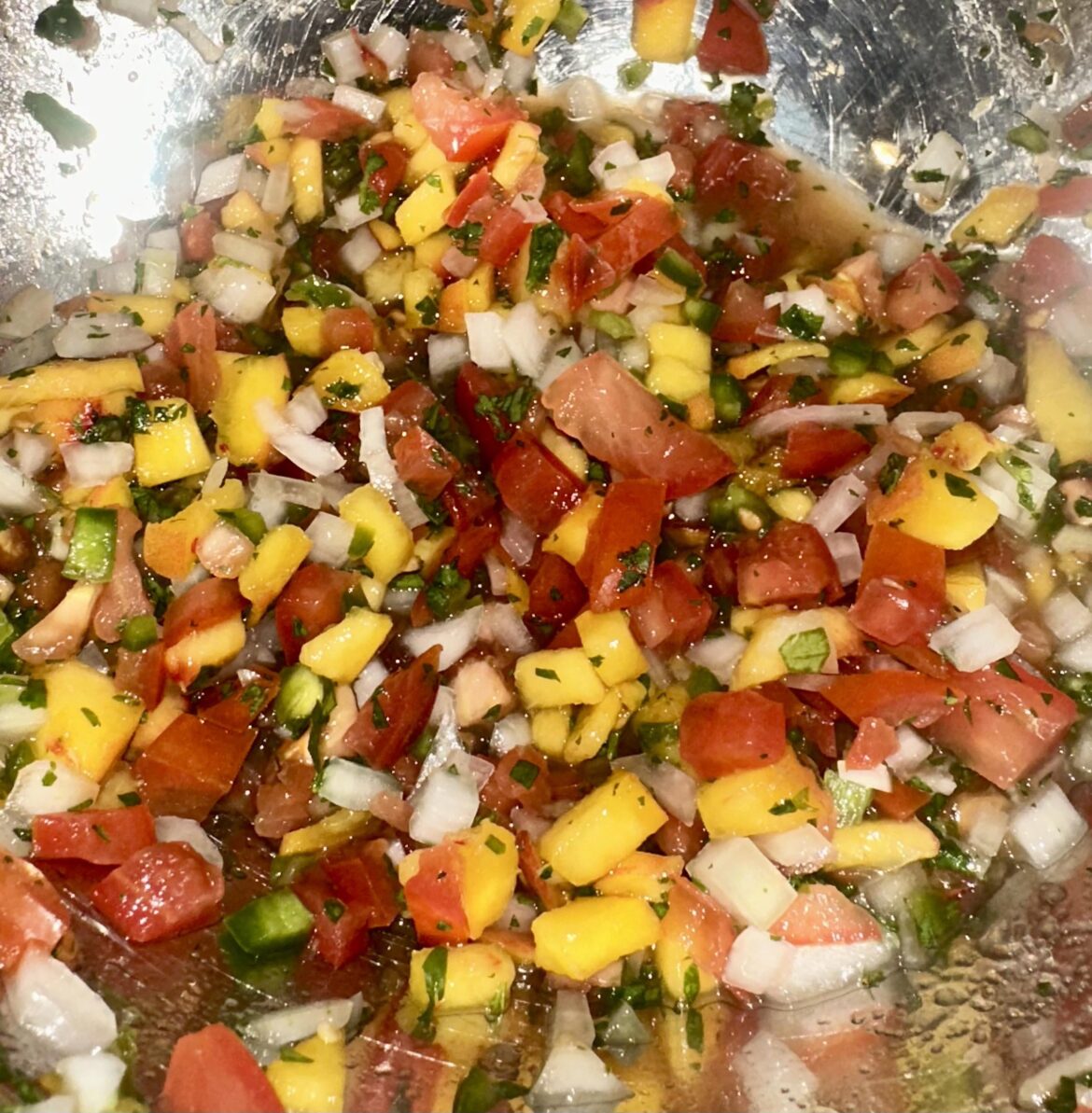 Anybody else like peaches in their salsa?