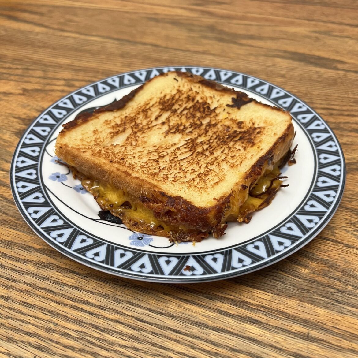 My son made me a grilled cheese