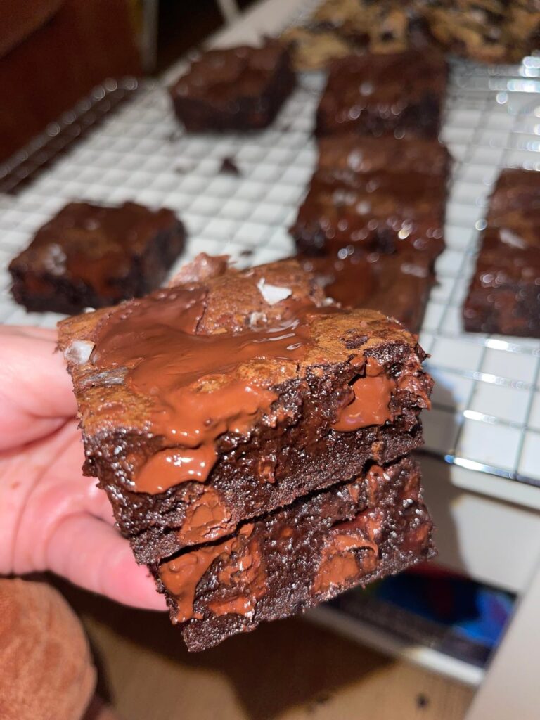 Brown butter gooey brownies