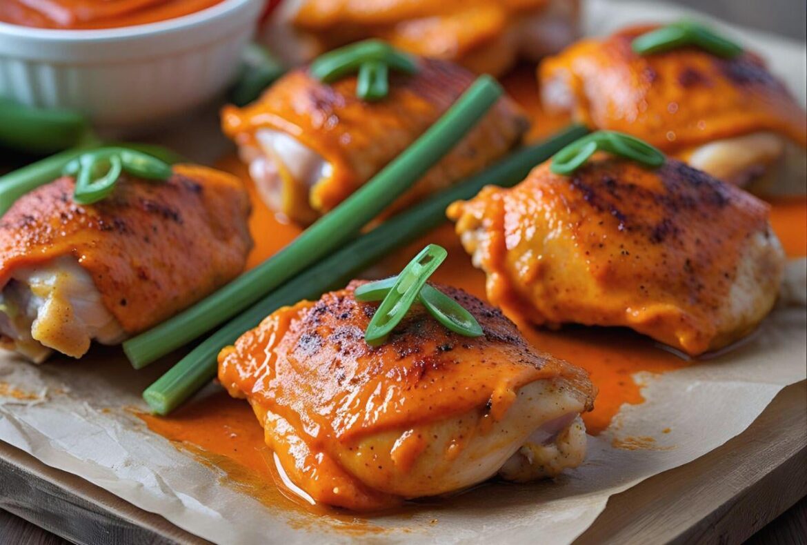 Keto Buffalo Chicken Thighs