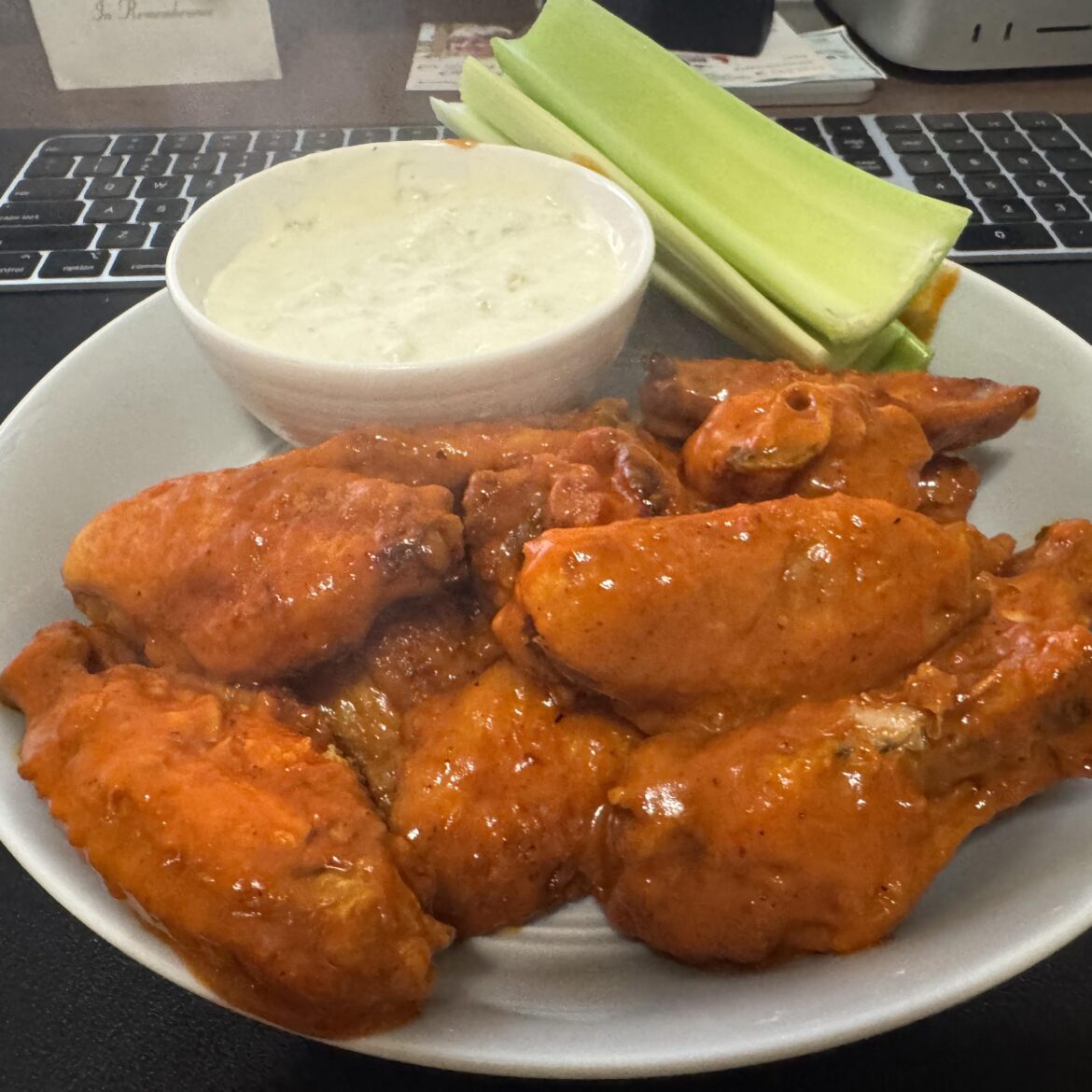 Last night’s dinner.