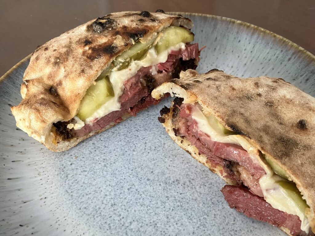 Basturma Brisket Sandwich at III Mas Bakery & Deli, Glendale