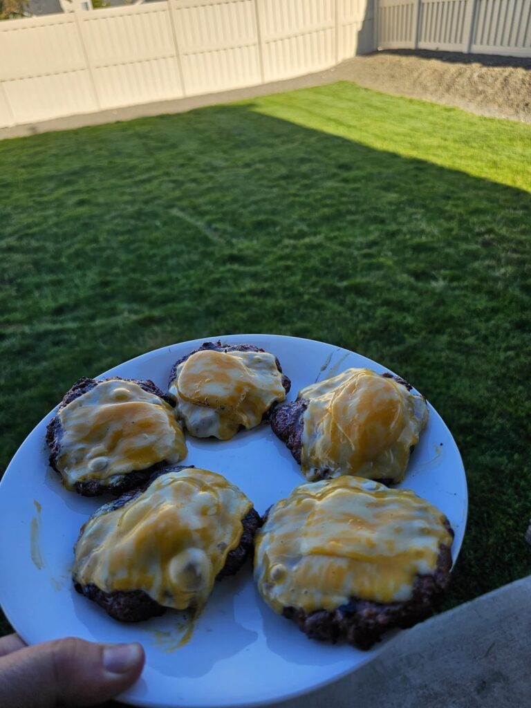 Friday night burger night