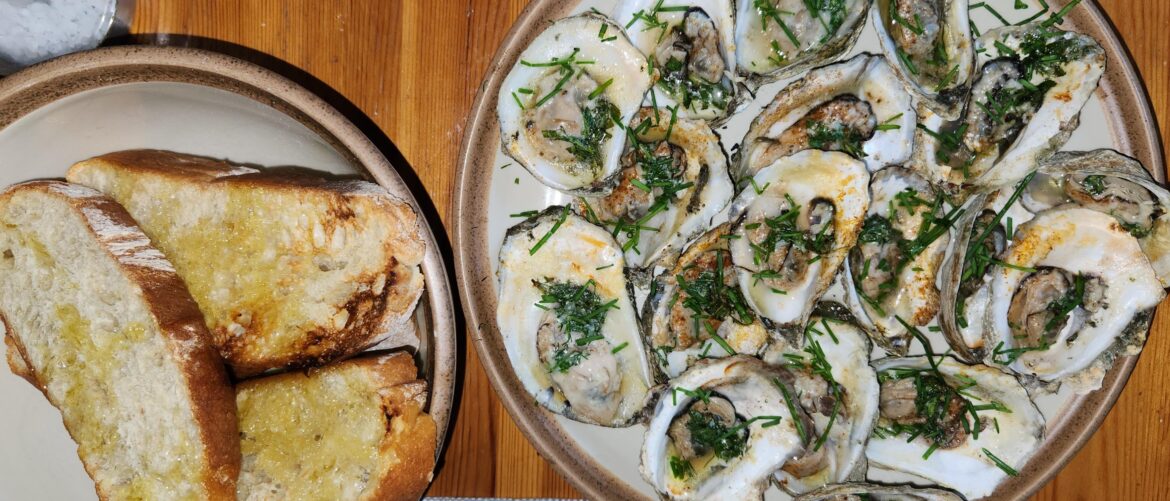 Grilling oysters, update