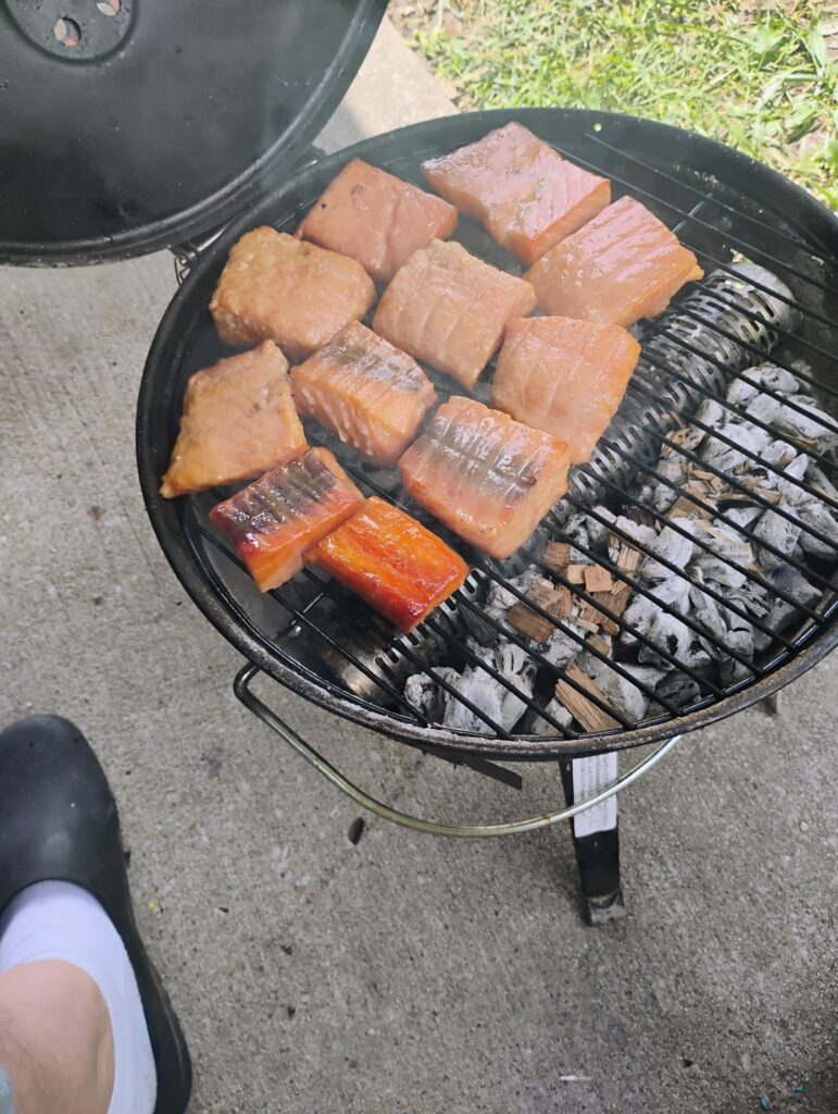 Canned smoked salmon Canned smoked salmon