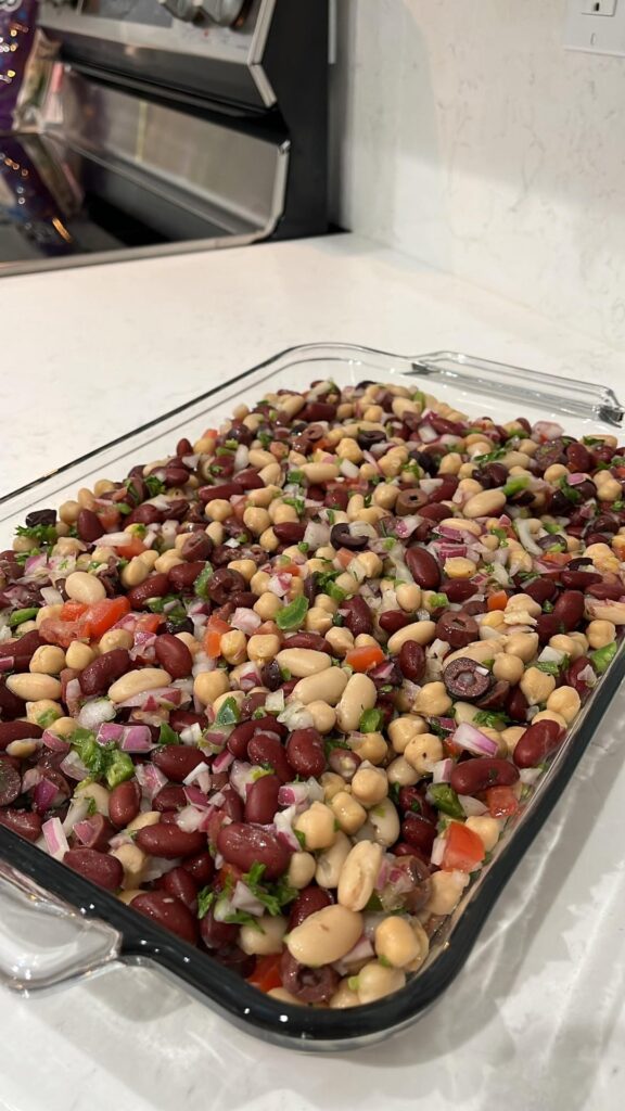 The BEST 3 Bean Salad you’ll ever have!!