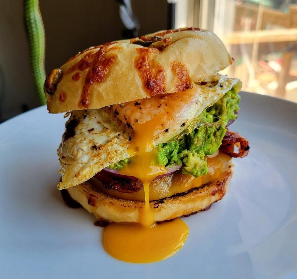 The perfect breakfast burger!