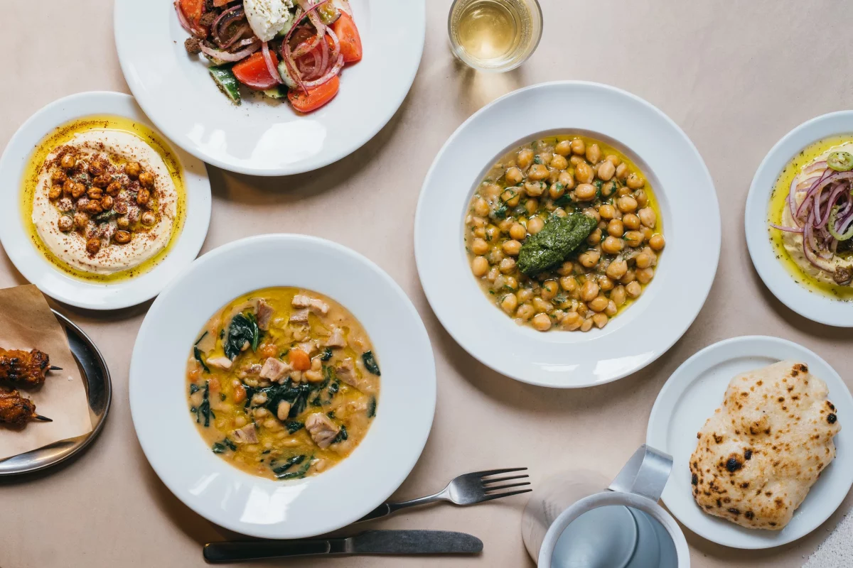 greek food spread