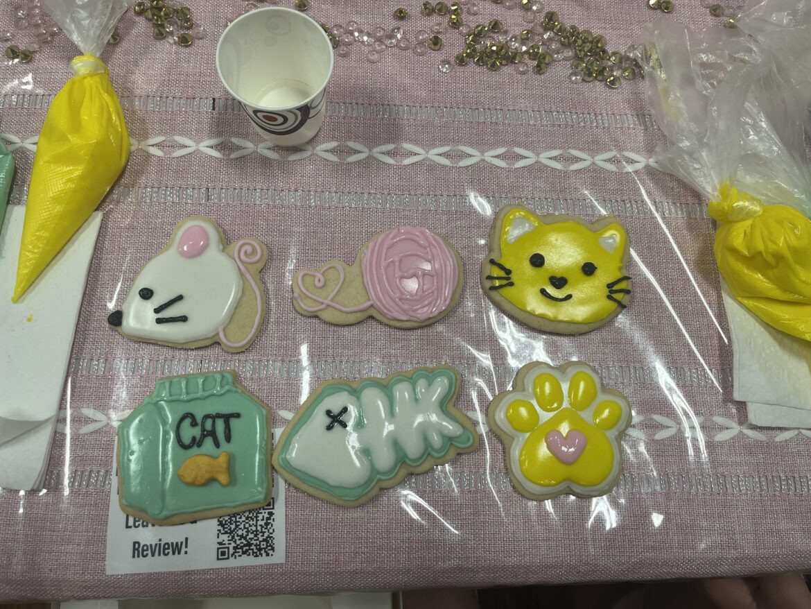 my first cookie decorating class… my first cookie decorating class…