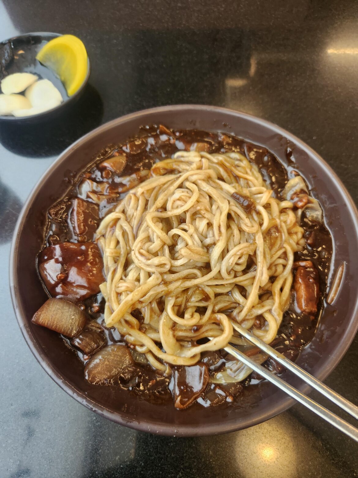 Hand-pulled noodles jjajangmyeon