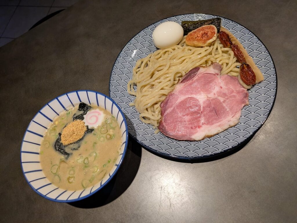Homemade tsukemen