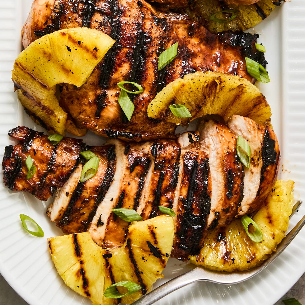 grilled pineapple and chicken