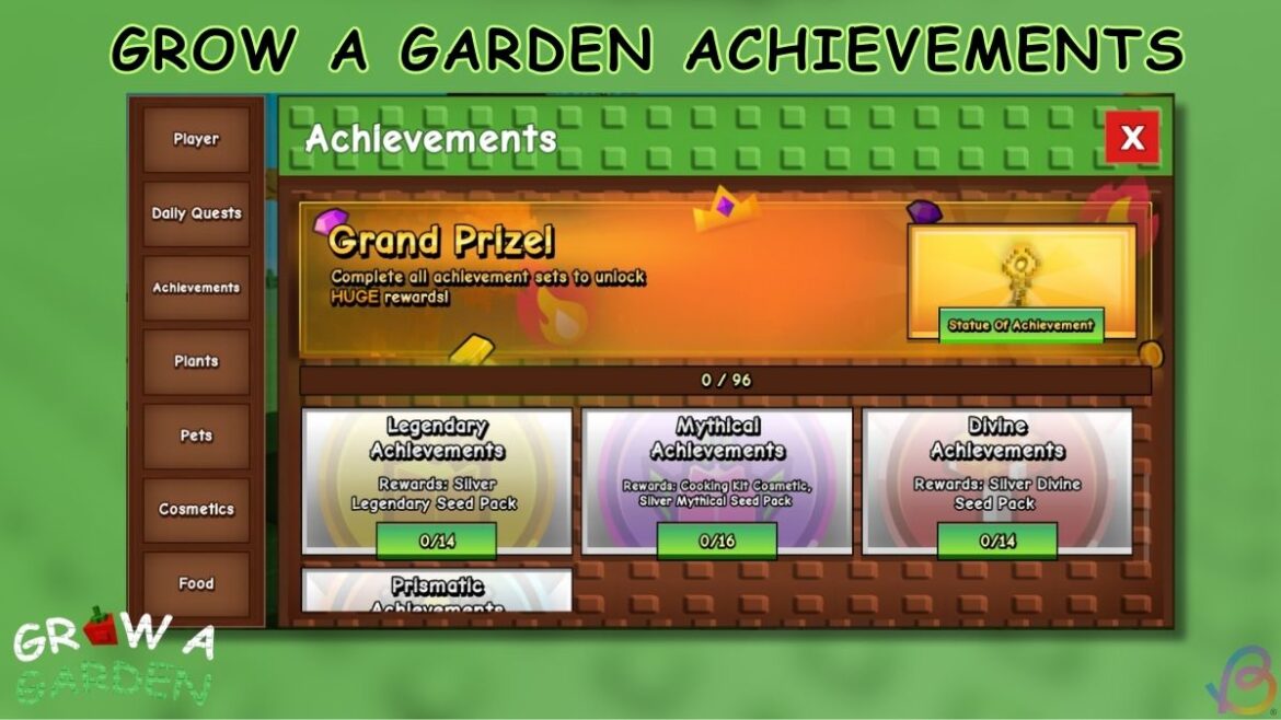 All Achievements in Grow a Garden and Their Rewards All Achievements in Grow a Garden and Their Rewards