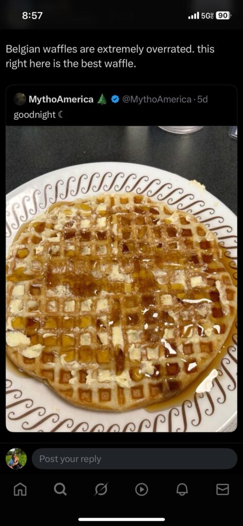 ISO: good waffles