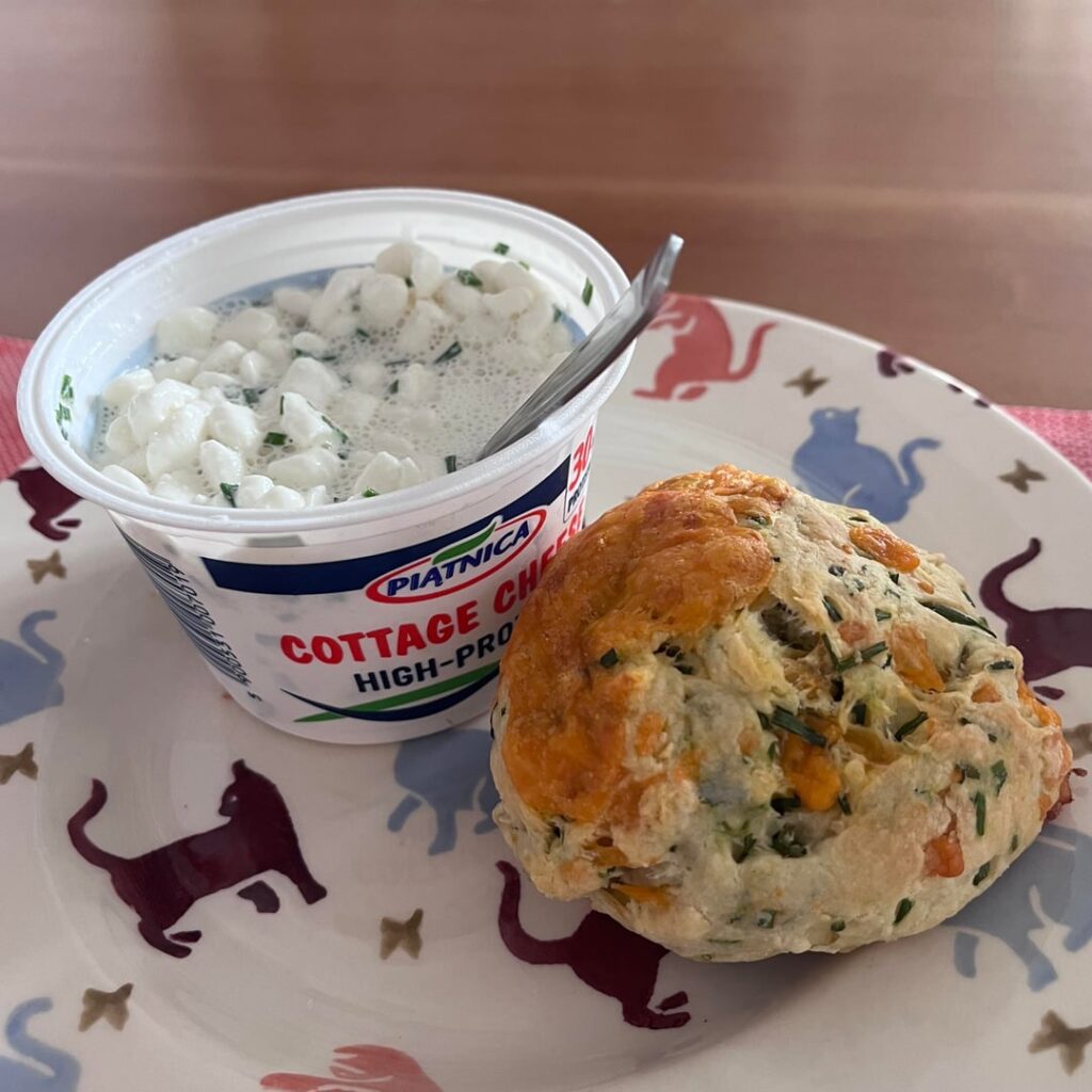 I made cheese scones