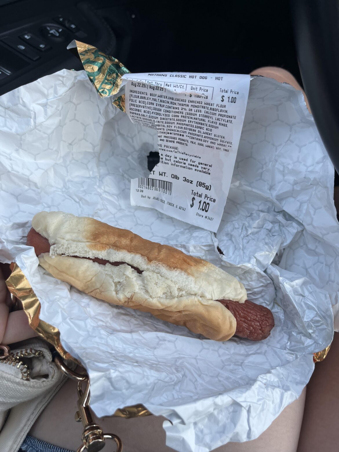$1 hot dog, accurate