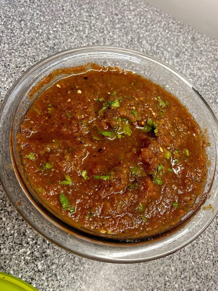 Okay, second attempt at restaurant salsa Okay, second attempt at restaurant salsa