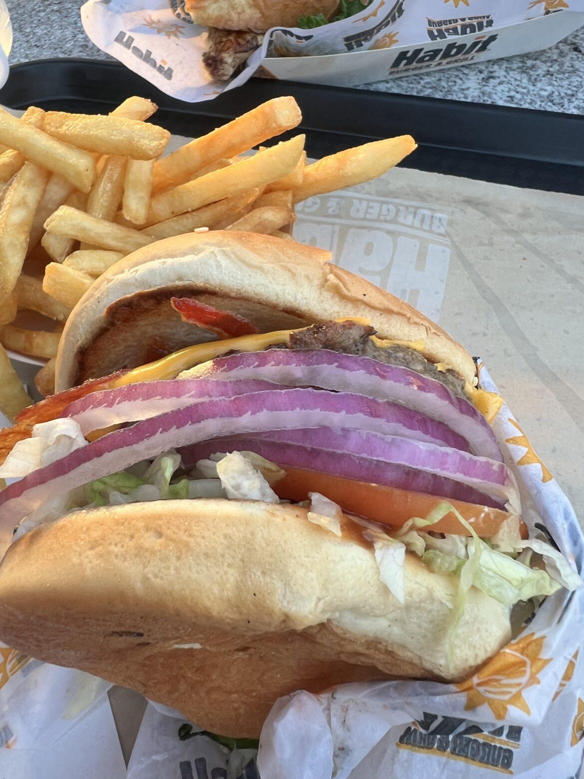 Got raw onions instead of grilled, on my ‘The Habit’ Burger