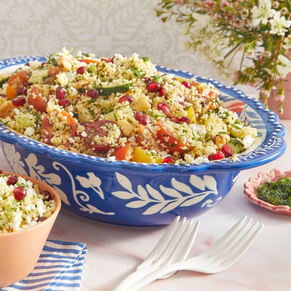 healthy couscous pasta salad