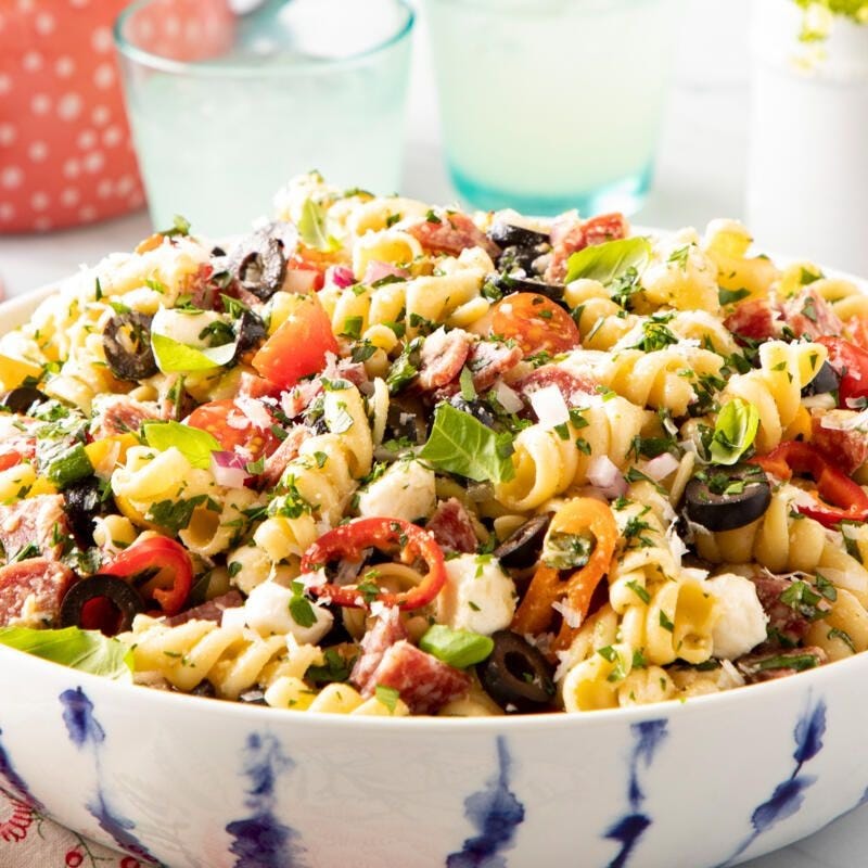healthy italian pasta salad