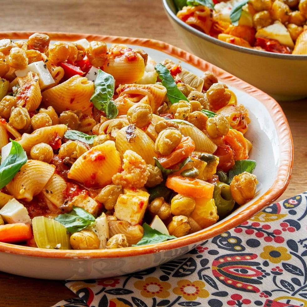healthy mediterranean pasta salad