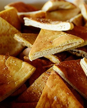healthy snacks for kids salted pita wedges