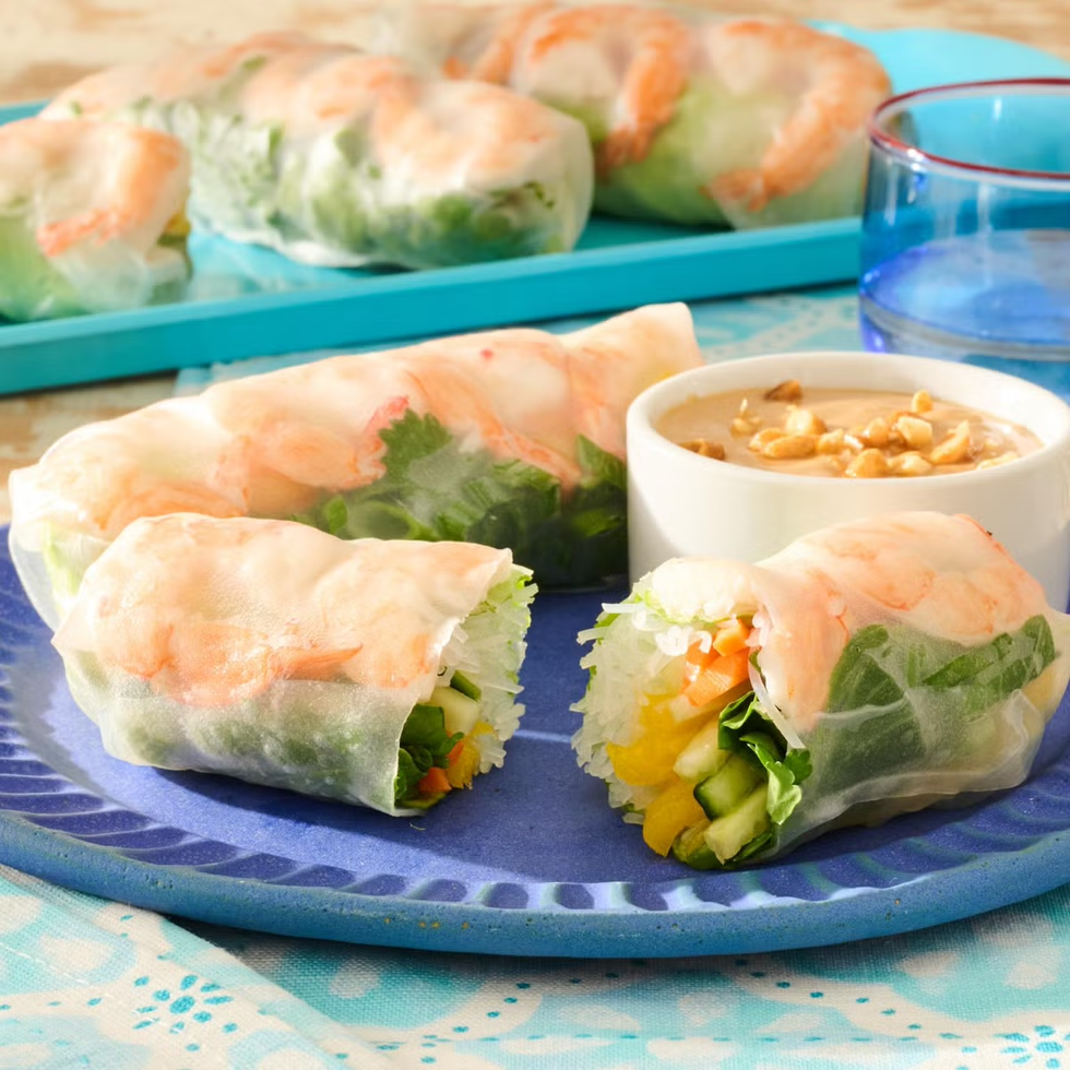 healthy snacks for kids spring rolls